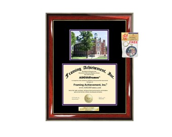 University of Mount Union Diploma Frame Degree Mount Union Campus School Personalize Photo Graduation Frame Photo Gift Idea Engraved Picture