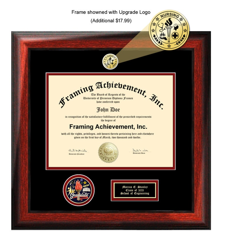 Shadow Box Medal Graduation College Diploma Frame High School Etsy