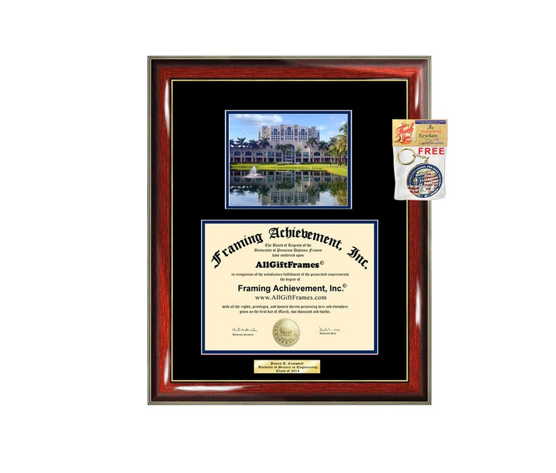 Florida International University Diploma Frame Degree FIU Big Campus