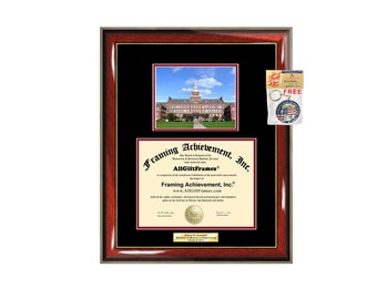 University of Cincinnati Diploma Frame Large Cincinnati Campus School Personalize Photo Diploma Graduation Engraved College Graduation Gift