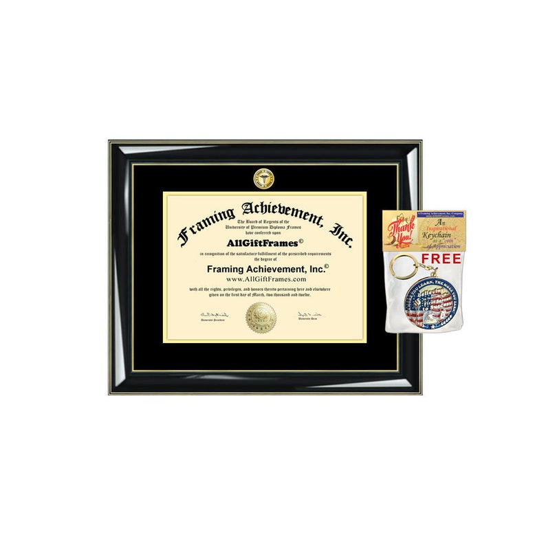 Medical School University Diploma Frame Doctor of Medicine Etsy