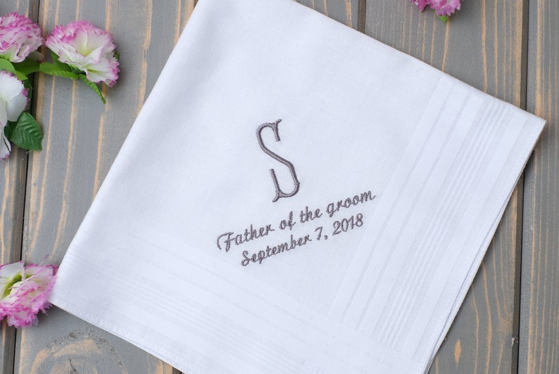 personalized handkerchief for dad
