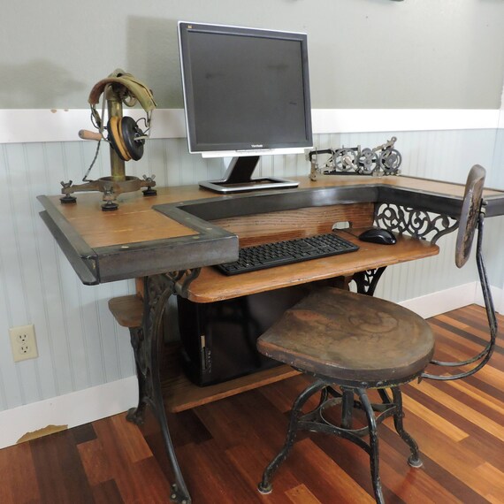 Computer Desk Control Central Work 003 Etsy