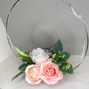 Floral Table Centerpiece, Flower Arrangement, flower centerpiece, elegant table arrangement, spring centerpiece, pink rose centerpiece