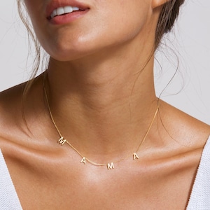 Pregnancy Gift Necklace, New Mom Necklace, Necklace for Mom, Mom Necklace, Christmas Gift For Woman, Letter Necklace, Initial Necklace,