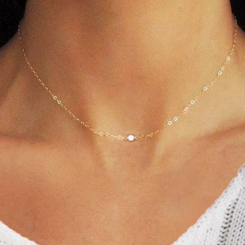 Diamond Choker Tiny Diamond Choker 
