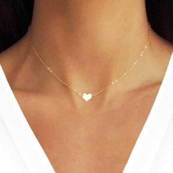 HEART PILLOW GOLD NECKLACE