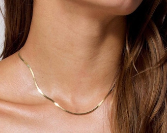14k Gold Layering Necklace Set - Layered Chains