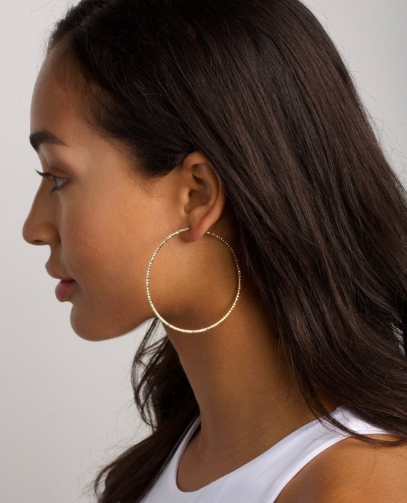 Ellerie Diamond Oval Hoop Earrings 2.63 ctw – RW Fine Jewelry