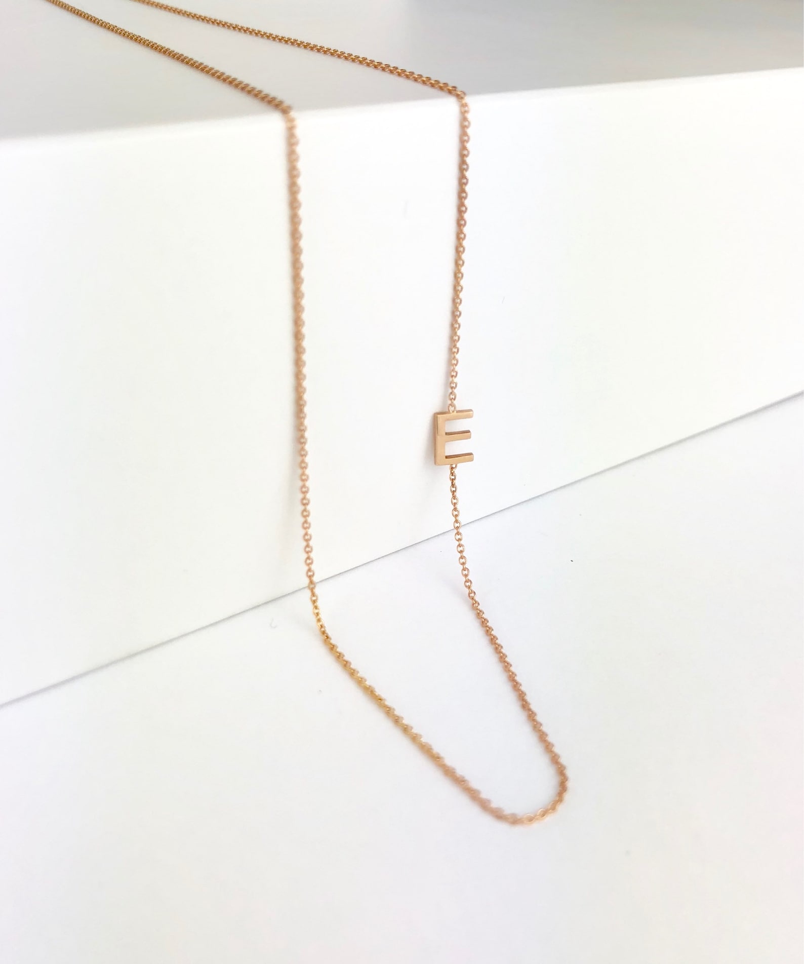Gold Necklace Gold Letter Necklace Minimalistic Necklace Etsy Gold necklace gold letter necklace minimalistic necklace etsy
