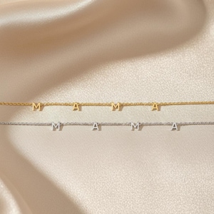 Mama Schmuck, Mama Halskette, Mama Geschenk Halskette, Mama Halskette, Geschenk für Mama, Geschenk für Mutter, Silber Mama Halskette, personalisiertes Geschenk für Mama Bild 6