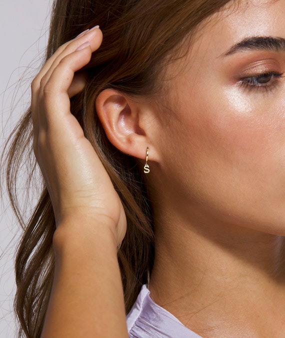 Personalized clearance initial earrings
