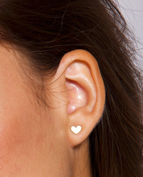 Mini Heart Earrings – Katyb Jewellery Design