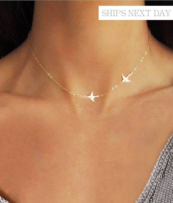 Dainty bird deals necklace