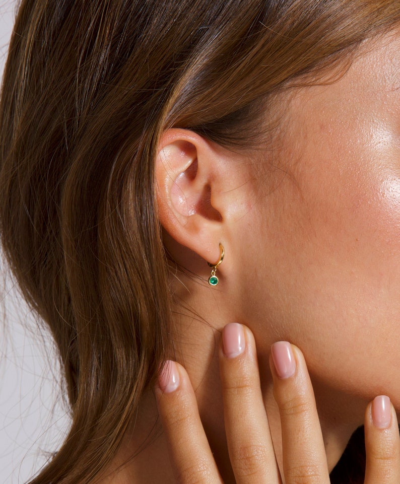 Birthstone Earrings Personalized Birthstone Jewelry Gift Etsy UK