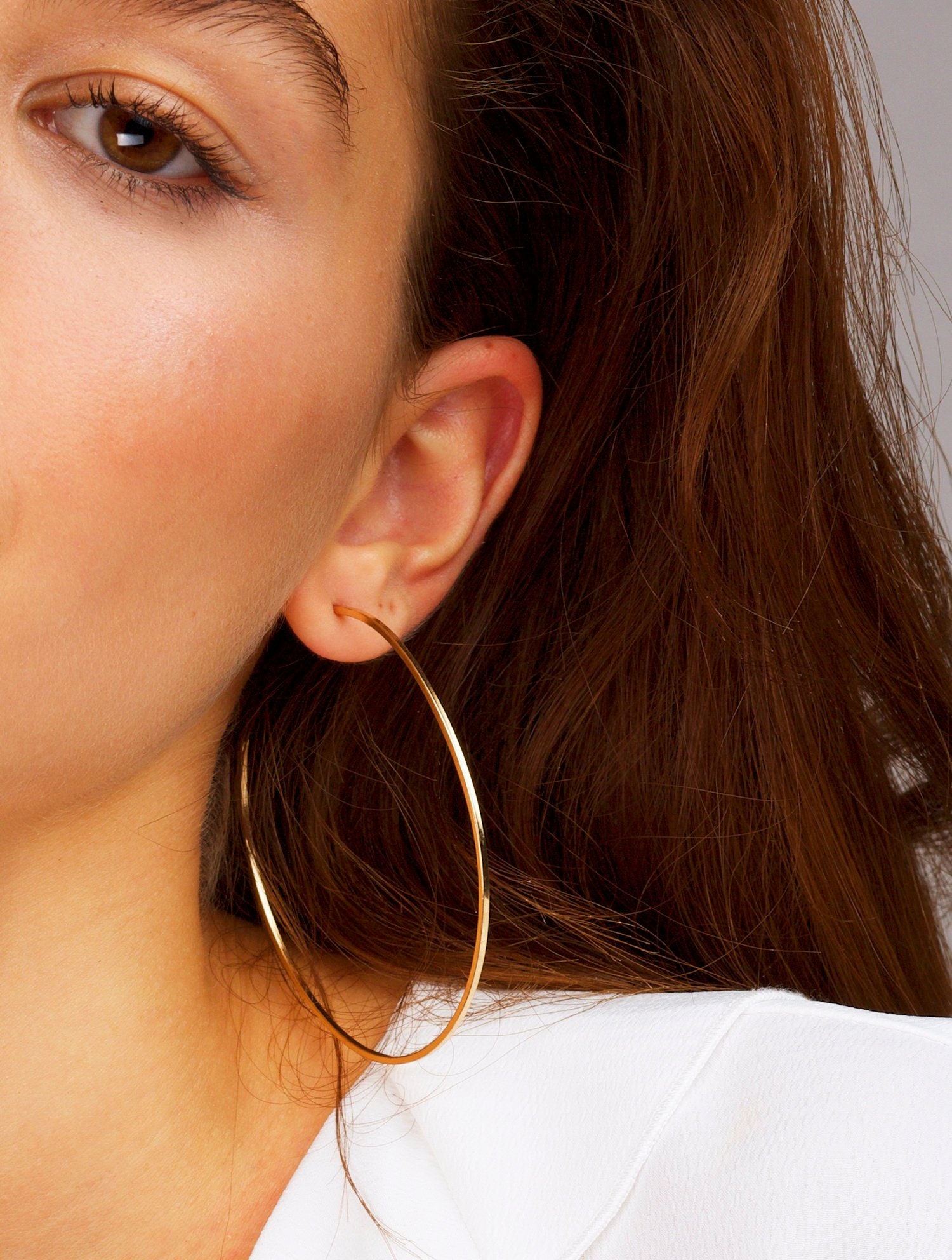 Big Hoop Earrings - Light Green – Jóia by Yanira Ramirez