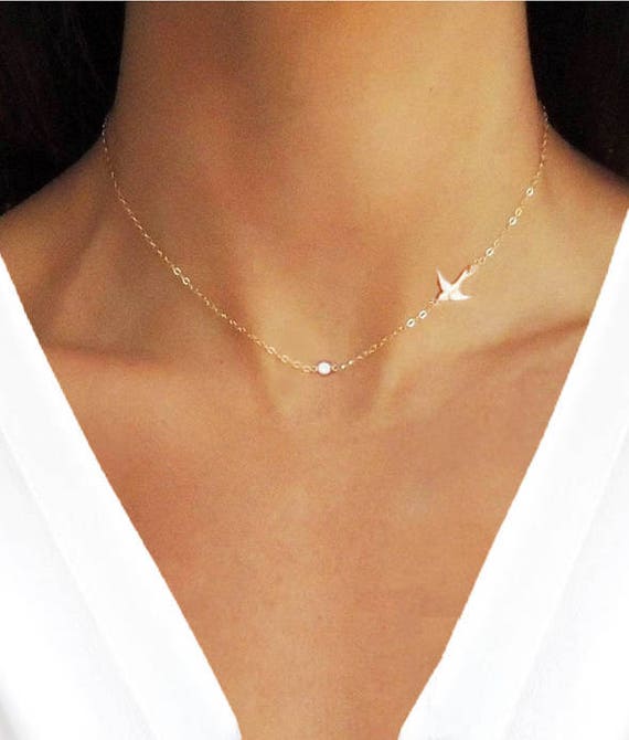 Dainty bird deals necklace