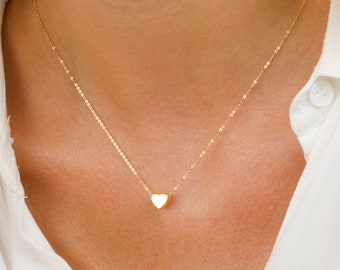 Collar Corazón de Oro - Colgante con Inicial Personalizada en Plata de Ley y Oro