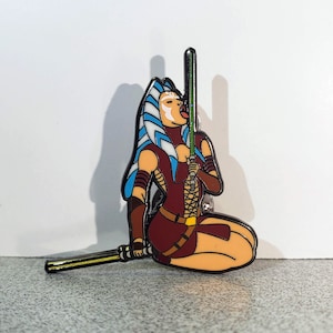 Rebel Pin-up Enamel Pin