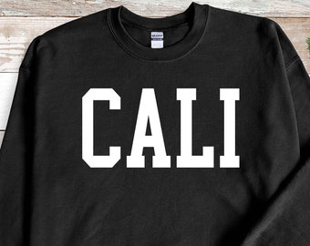 Cali Sweatshirt Cali Sweater California Sweater California Sweatshirt CA  Sweatshirt CA Sweater US State Sweatshirts -  Denmark