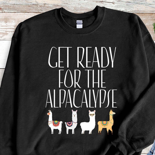 Cute Alpaca Sweatshirt, Alpaca Mama Sweatshirt, Alpaca Mama Gift, Alpaca Lover Sweatshirt, Alpaca Lover Gift, Alpacas Sweatshirt