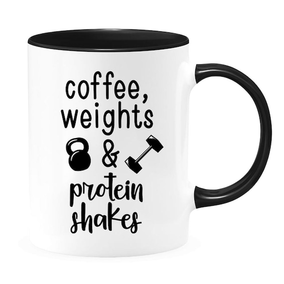 Workout Mug - Gym Mug - No Pain. No Gain. - Gym Coffee Mug White 11oz