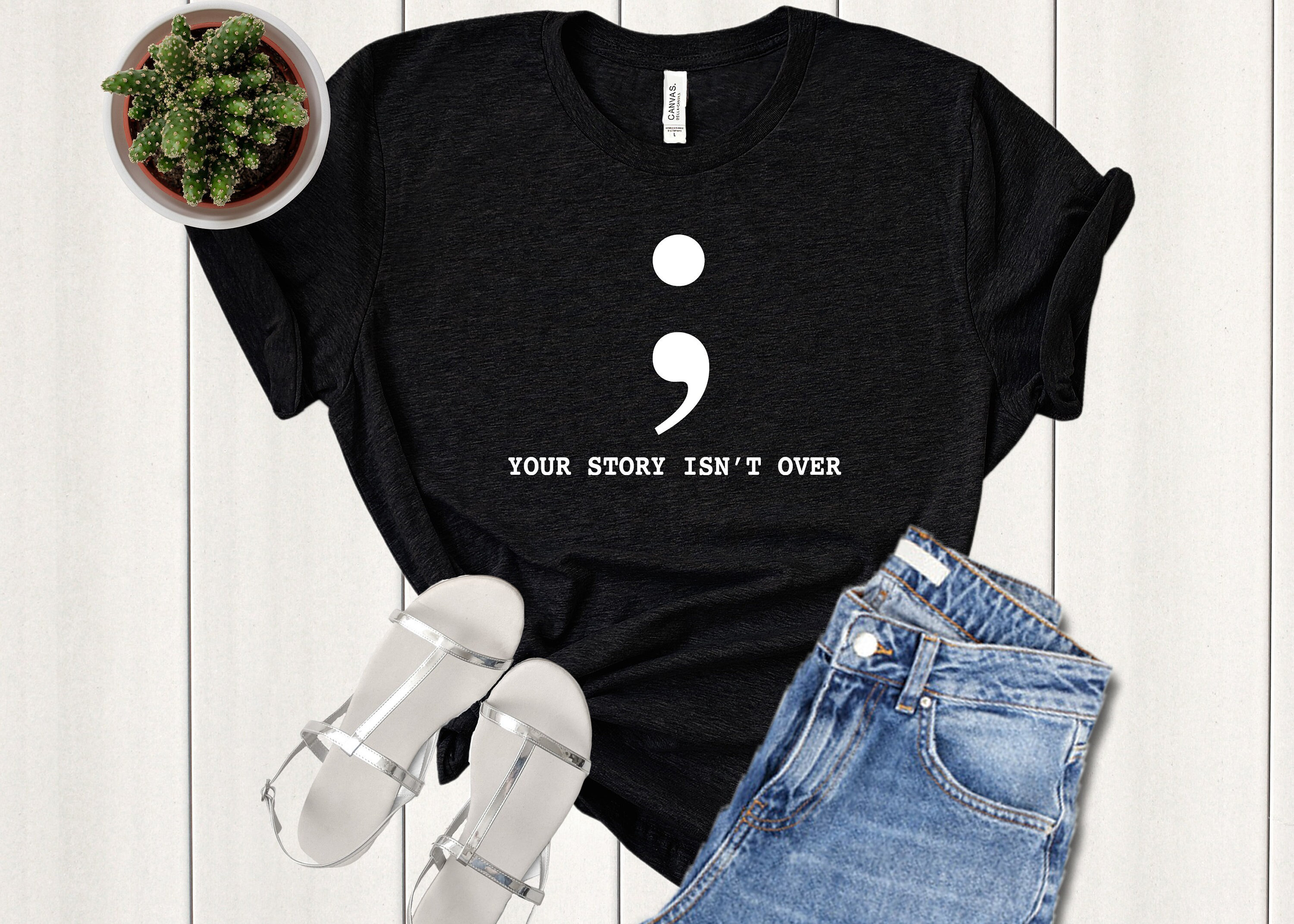 Semicolon Mental Health Awareness Shirt Semicolon Mental Health Awareness Shirt