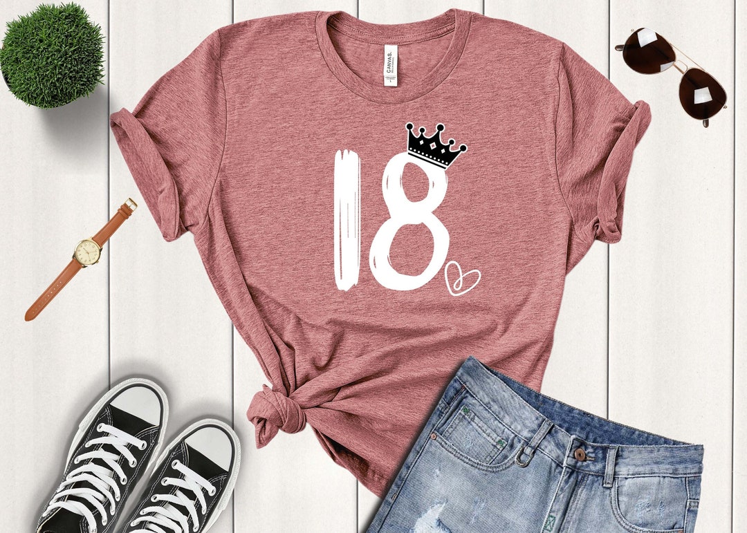 18 Birthday Shirt, 18 Shirt, 18 Years Old Shirt, Hello 18 Shirt, 18th