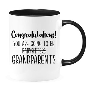 Grandparent Gifts, New Grandparents Gifts, Grandparent Mug, Grandparent Pregnancy Announcement Gift, Baby Announcement Grandparents