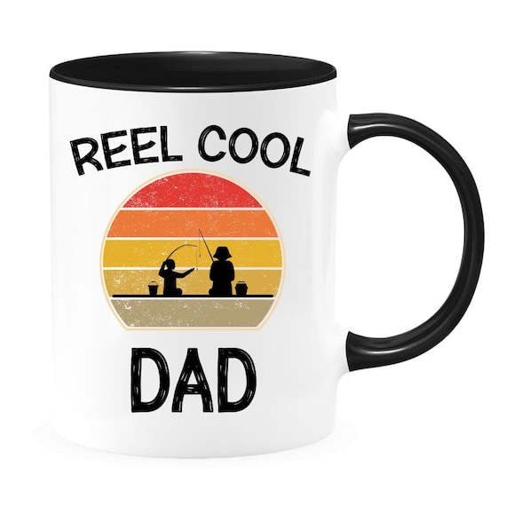 Dad Fishing Mug, Dad Fishing Gift, Fish Dad Mug, Fish Dad Gift, Fishing Dad,  Fishing Gifts for Dad, Fishing Dad Gift, Reel Cool Dad Mug 