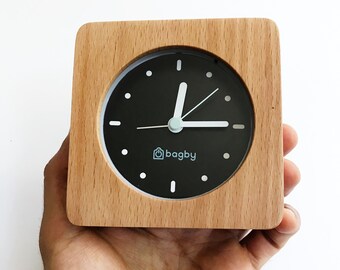 Wood Alarm Clock Etsy