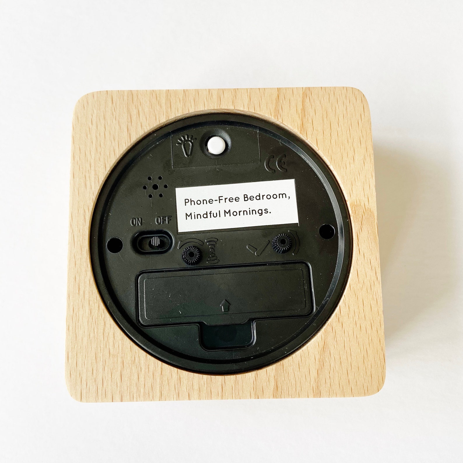 Farmhouse Design Analog Alarm Clock Silent Alarm Clock Real Etsy