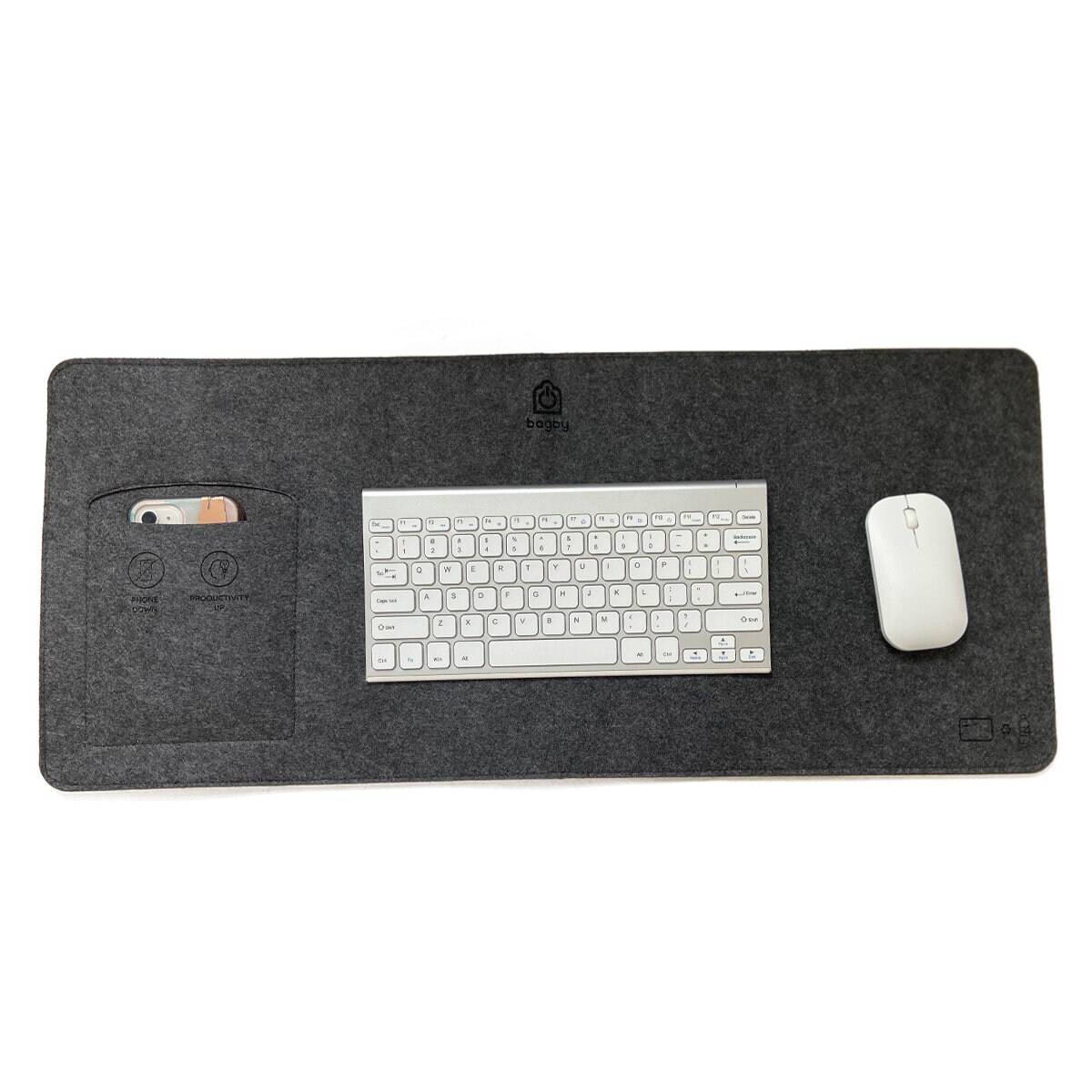 Bagby Mat Desk Pad ,Charcoal