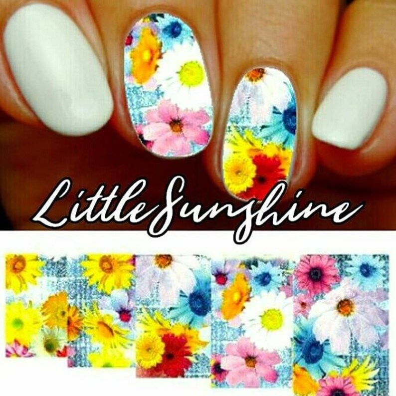 Press On Nail Stickers Full Nail Wraps Gel Nail Decals Etsy