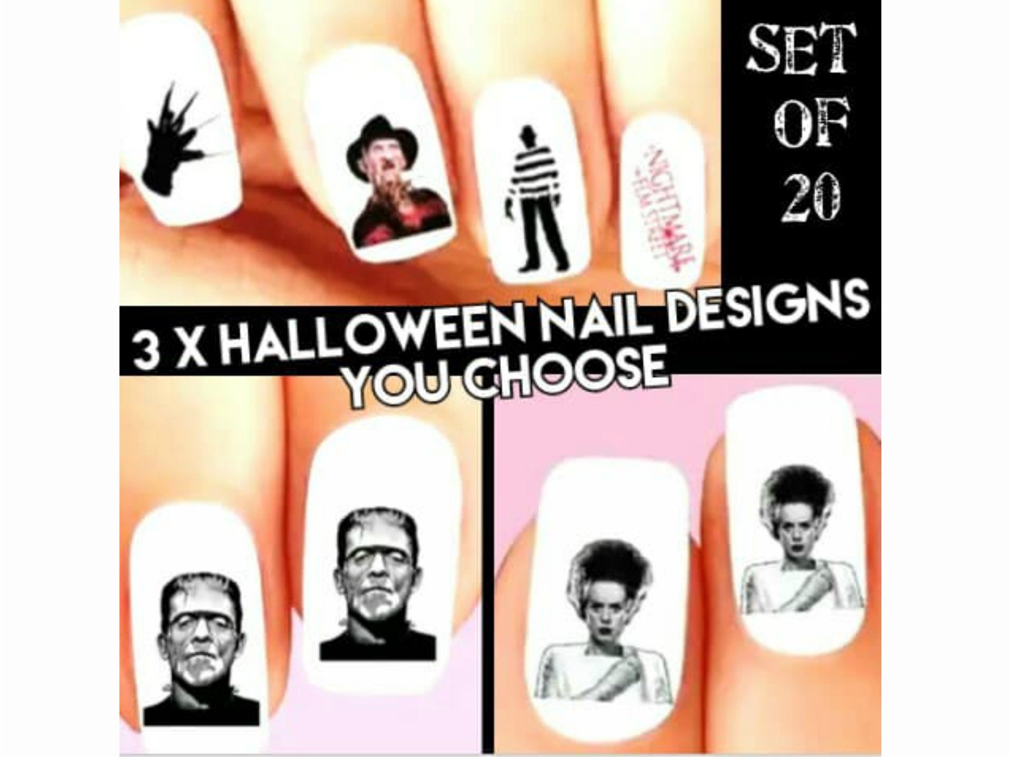 halloween nail decals