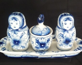 Salt and Pepper Shaker - Made in East Germany