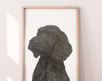 Custom Pet Portrait | Hand Drawn Pet Portrait | Hand drawn pet portrait | Personalised pet portrait | Pet illustration | Animal portrait