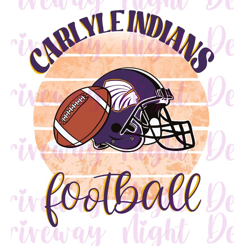 Instant Download PNG Carlyle Indians Football Etsy