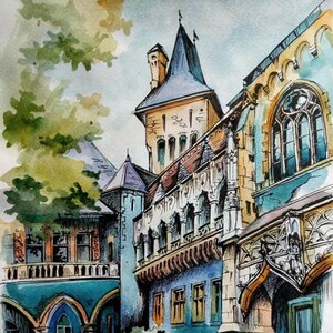 Realtor Closing Geschenk, Personalisiertes Haus Portrait, Personalisiertes Geschenk, Neues Zuhause Geschenk, Custom Home Portrait, Erste Wohnung Geschenkidee,