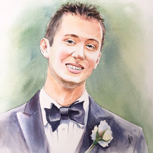 Wedding anniversary gift custom couple shops portrait family realistic portrait engagement gift custom wedding portrait handmade art portrait