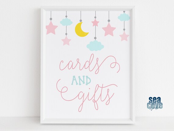 baby shower gift table sign