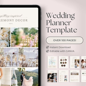 Hochzeitsplaner Template Hochzeitstag Timeline Hochzeits Checkliste Hochzeitstag Sammelmappe Hochzeitsgästeliste Hochzeitsveranstalter Hochzeits Template