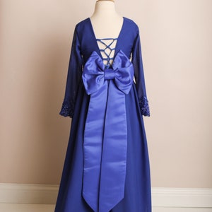 Children's Sapphire Dress For Any Special Occasion image 7