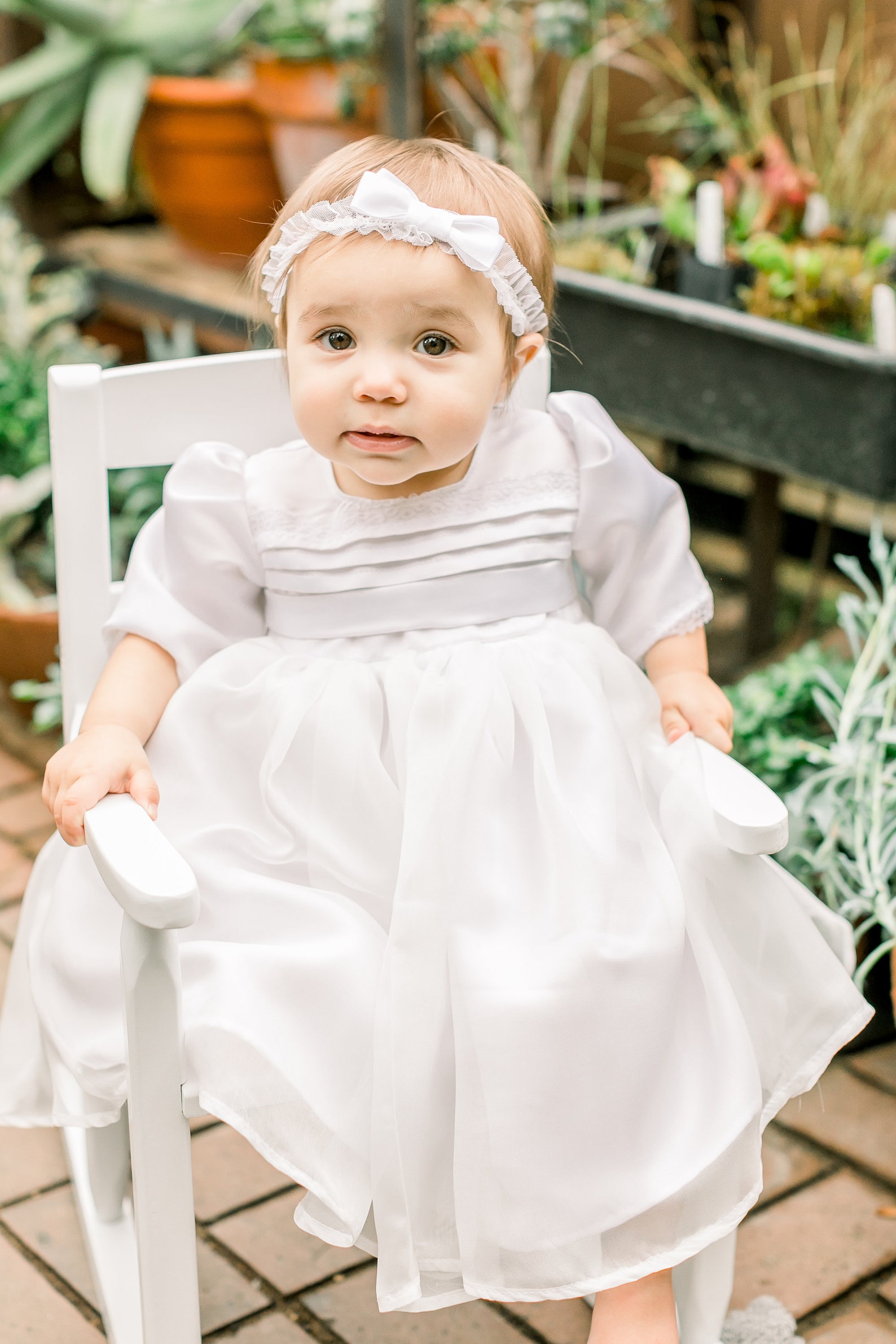 Girls Baptism Gown Classic White Baptism Gown Christening Etsy