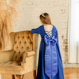 Children's Sapphire Dress For Any Special Occasion image 4