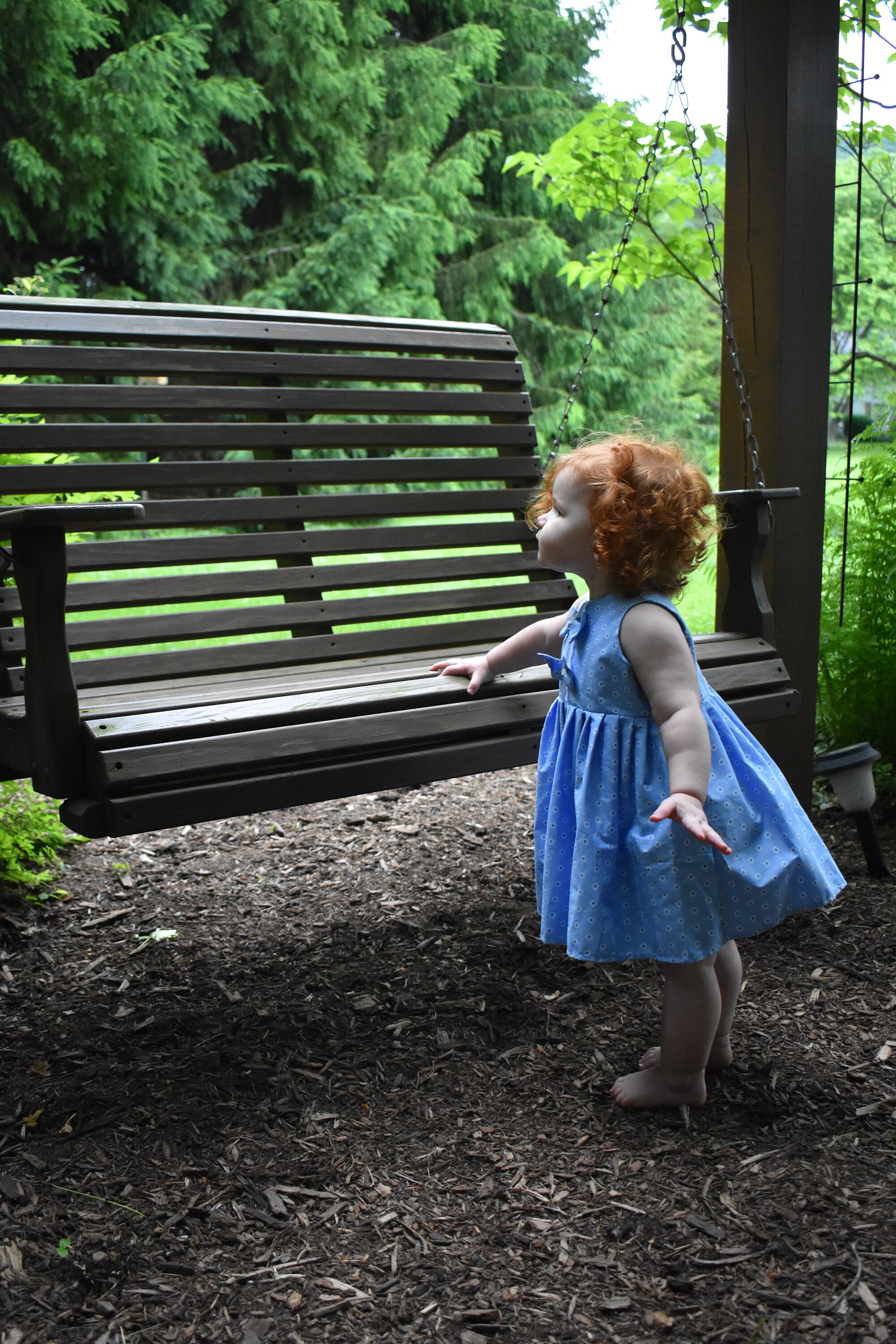 Blue Baby Girl Dress Floral Baby Girl Dresses Cake Smash Etsy
