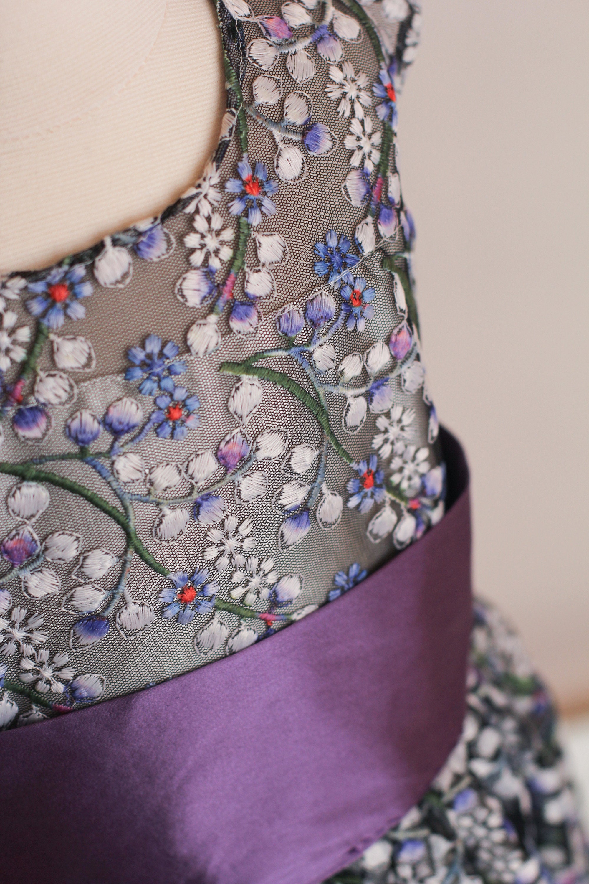 Purple Flower Girl Birthday Dress Gift for Girl Flower Girl Etsy