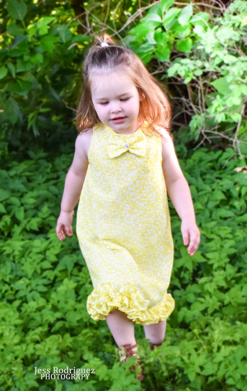Yellow Ruffle Dress Baby Girl Dress Special Occasion Yellow Etsy