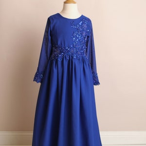 Children's Sapphire Dress For Any Special Occasion image 6