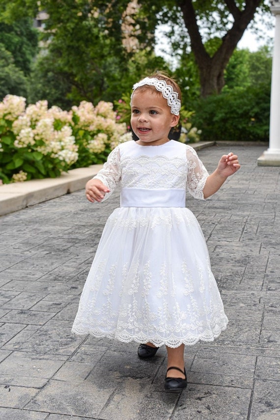 Vestido de encaje de bautizo Vestido de comunión de niña - Etsy México Vestido de encaje de bautizo Vestido de comunión de niña - Etsy México